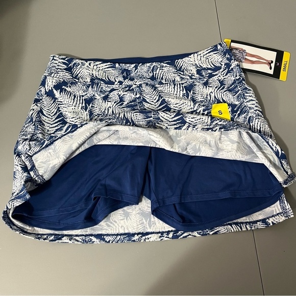 3/25$ (Mix)Tranquility by Colorado Clothing Blue&White A-Line Mini Skirt S - Picture 8 of 11